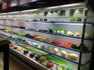 Refrigerador aberto de poupança de energia de Multideck do supermercado/refrigerador aberto da cara