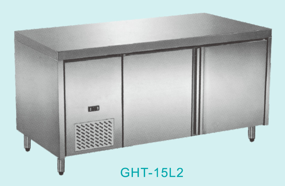 2 3 portas refrigerador contrário inferior comercial das portas/para a galinha com de aço inoxidável